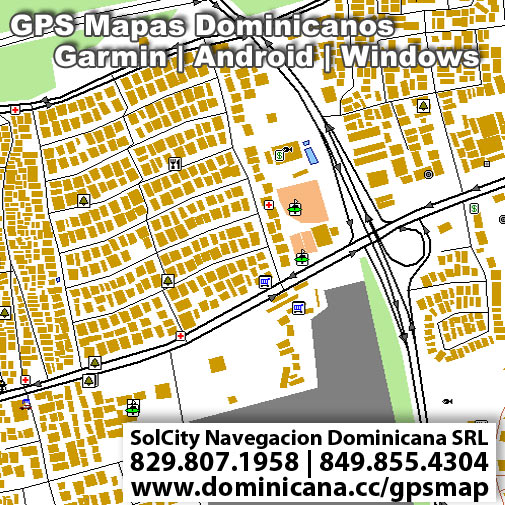 GPS mapa Dominicana, ready para descargar