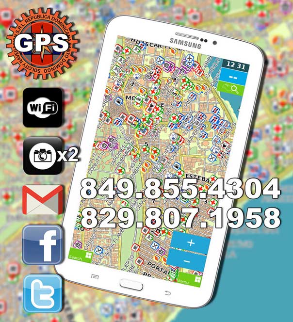 El navegador GPS completo para el auto, GPS en Dominicana
