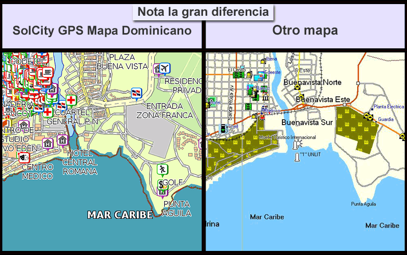 Dominican Republic maps for Garmin