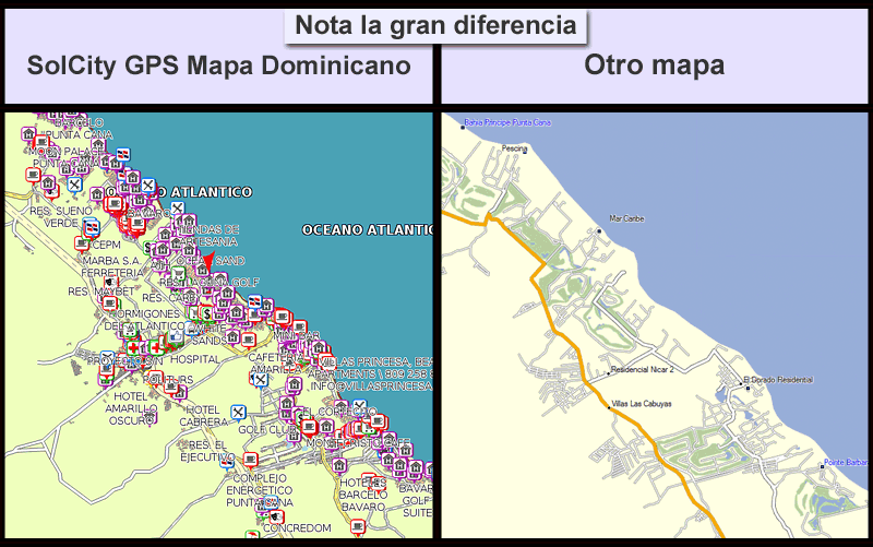 Dominican Republic map app