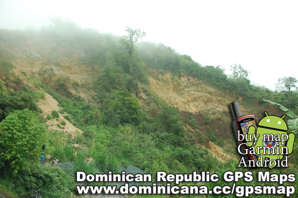 Map of Dominican Republic, version GPS