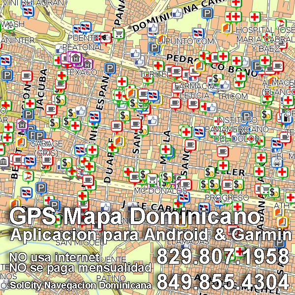 GPS Mapa de Santiago