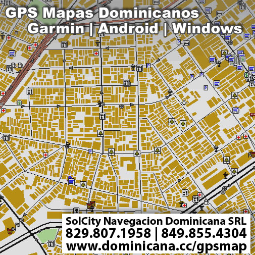Mapa Santo Domingo (la capital de Republica Dominicana)