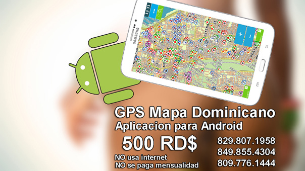 GPS Dominicana aplicacion offline para la plataforma Android