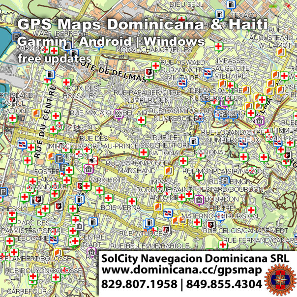 GPS Maps Dominican Republic
