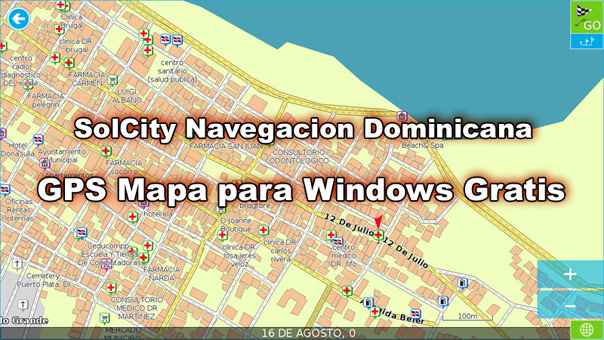 Full and detailed Dominican Republic GPS map
