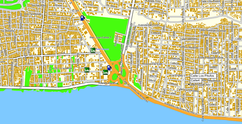 Santo Domingo map gps dominicana